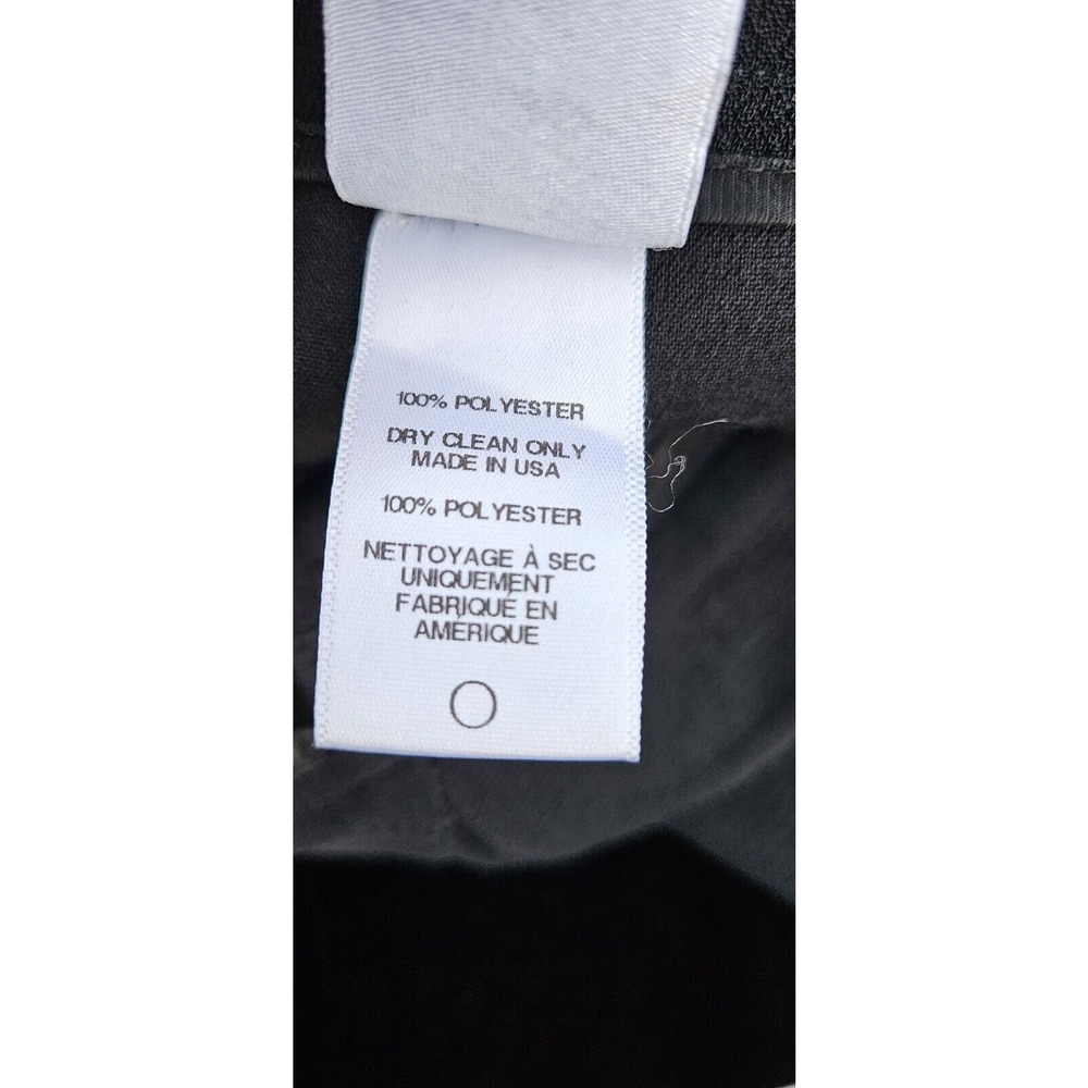 Rosetta Getty Pants 8 Black Cropped Pull On High Waist Straight Leg Trousers - Picture 8 of 13